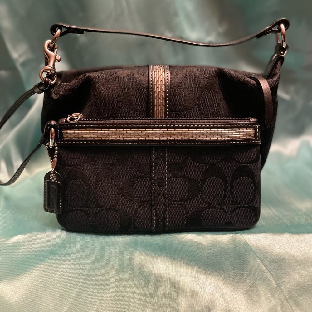Small Coach Handbag with Matching Wallet